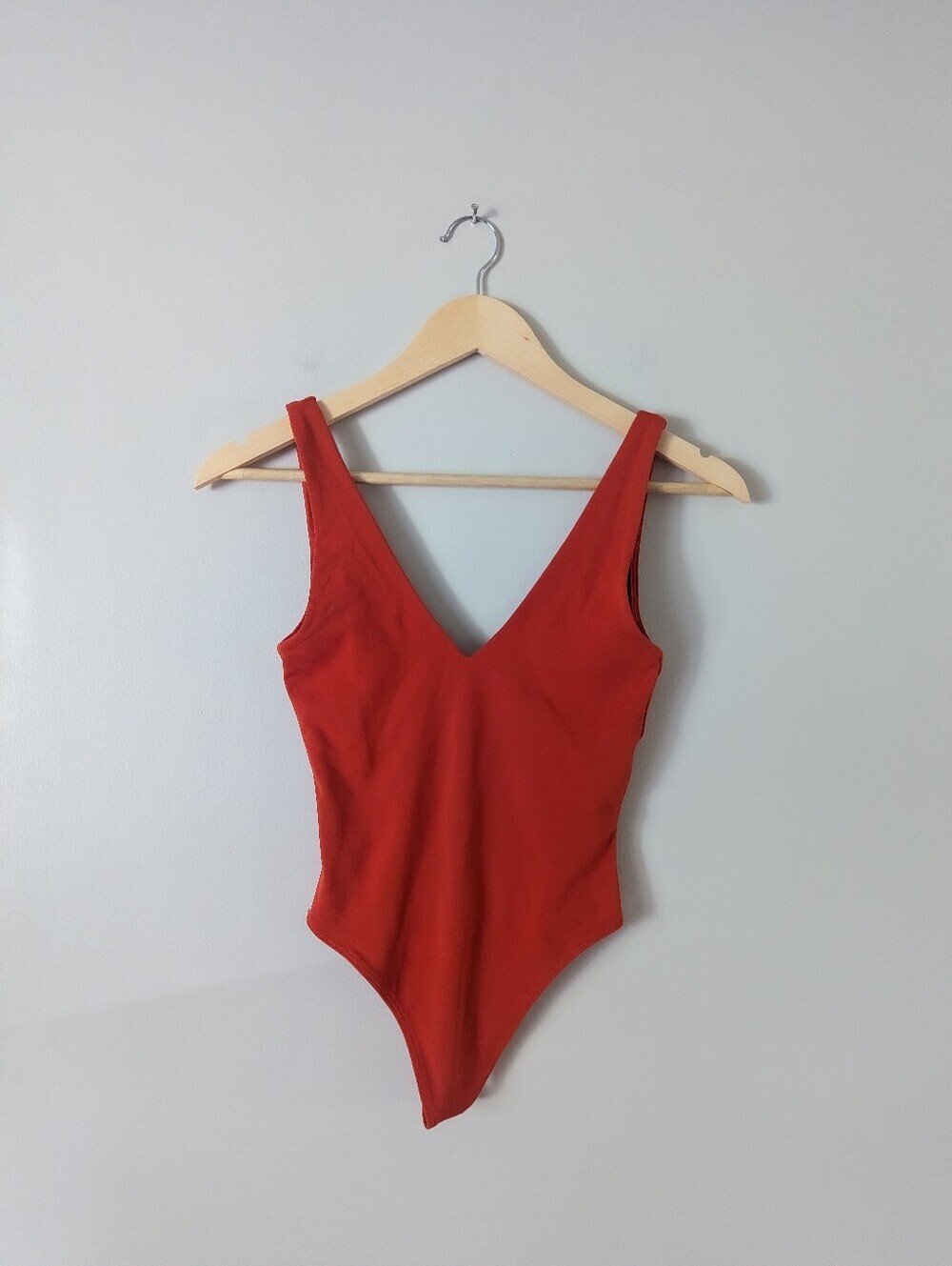 Babaton Aritzia Scarlet Red Orange Body Suit